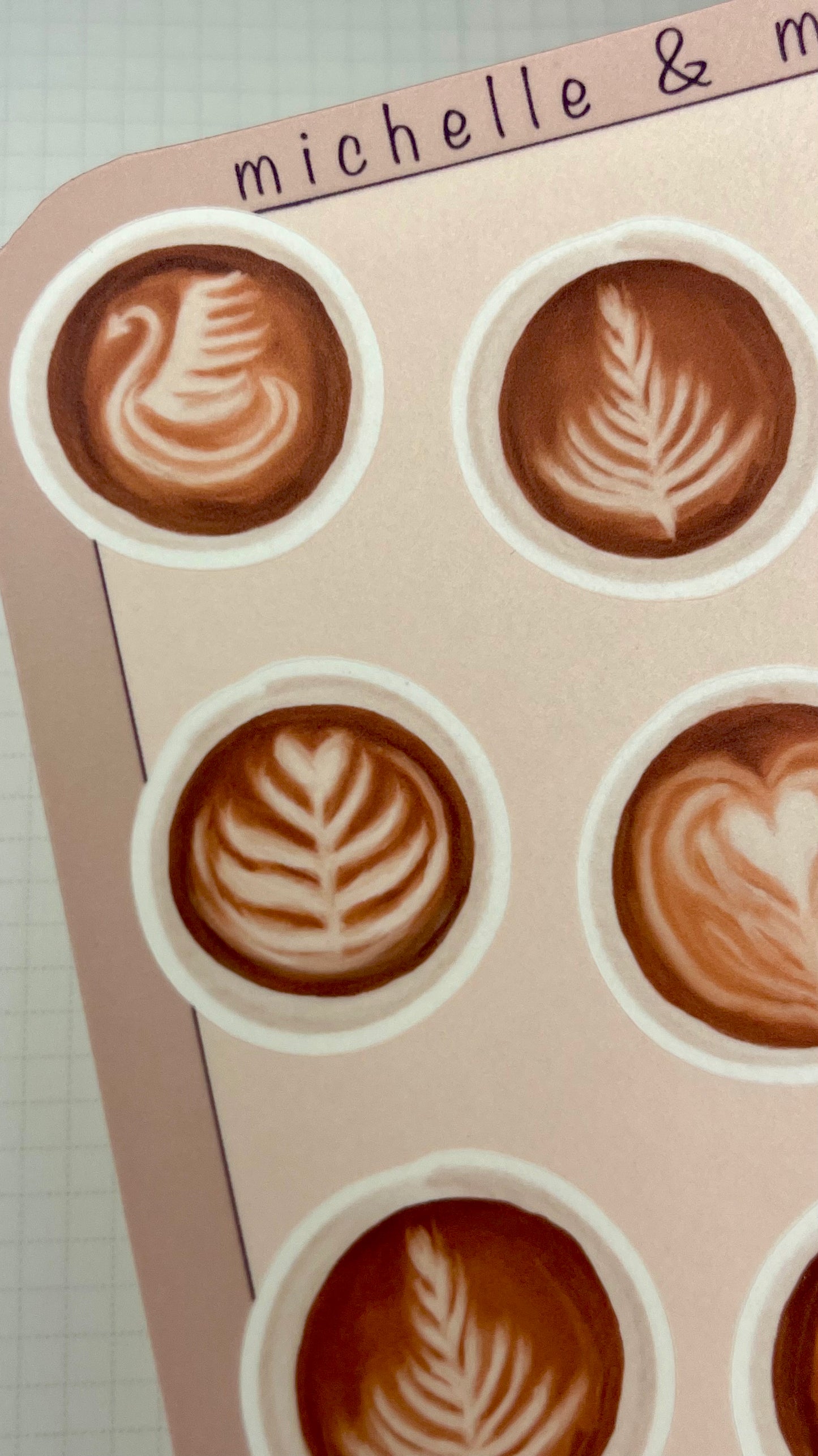Latte Art Stickers
