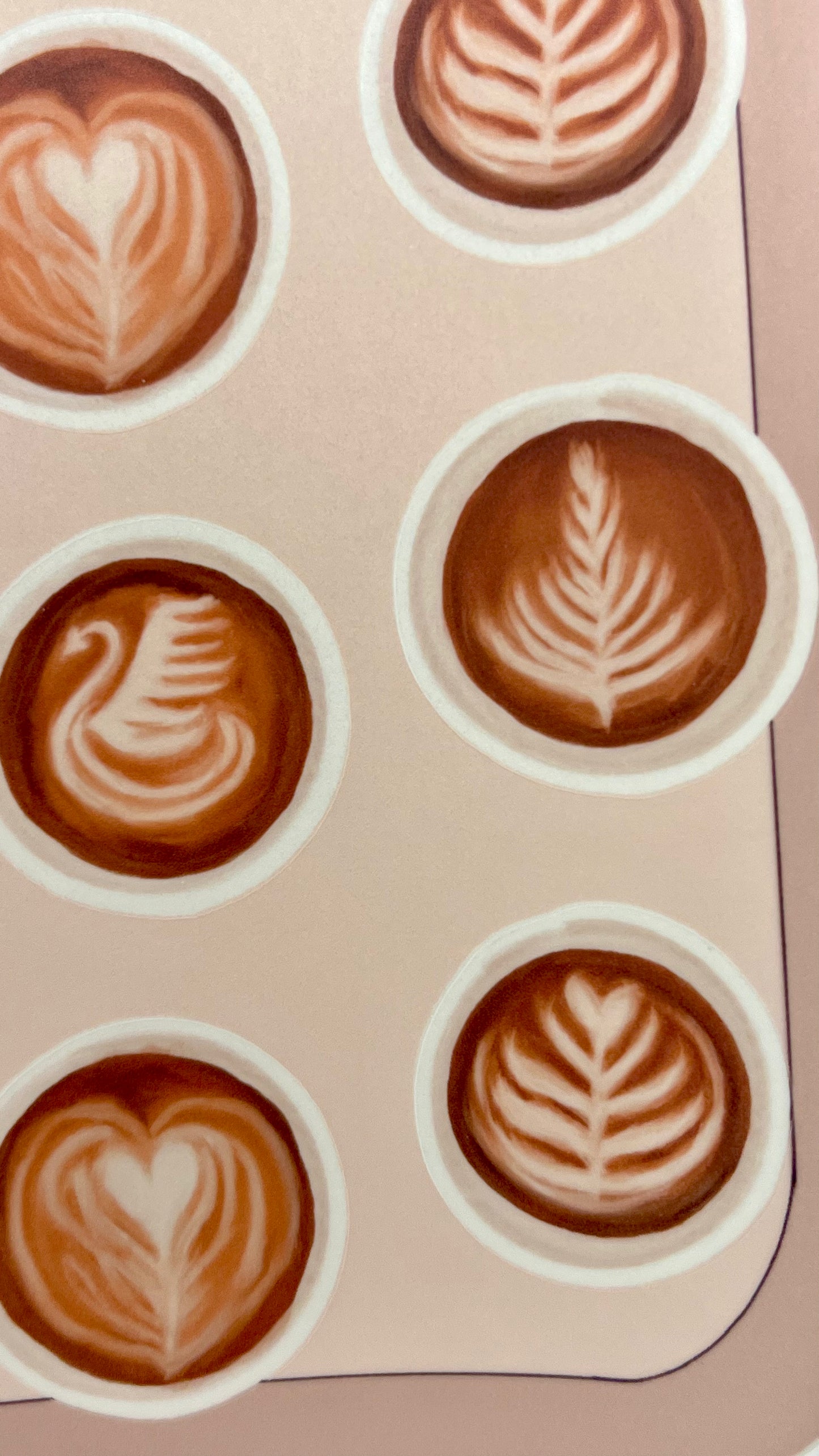 Latte Art Stickers