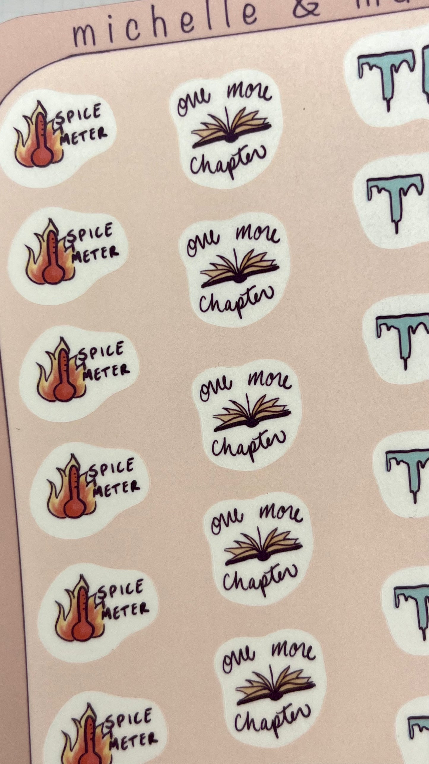 Reading Icons Stickers