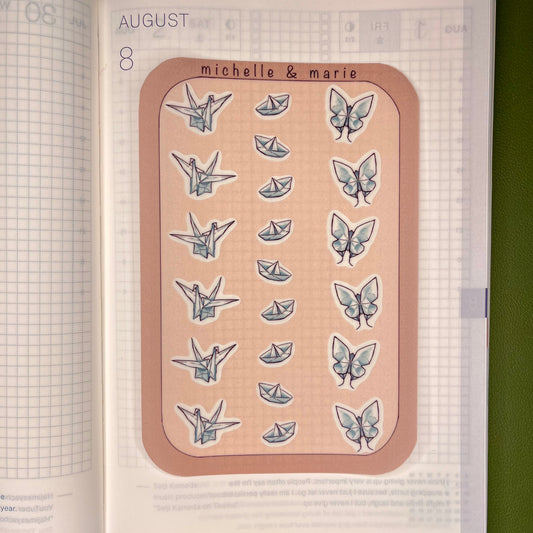 Origami Stickers