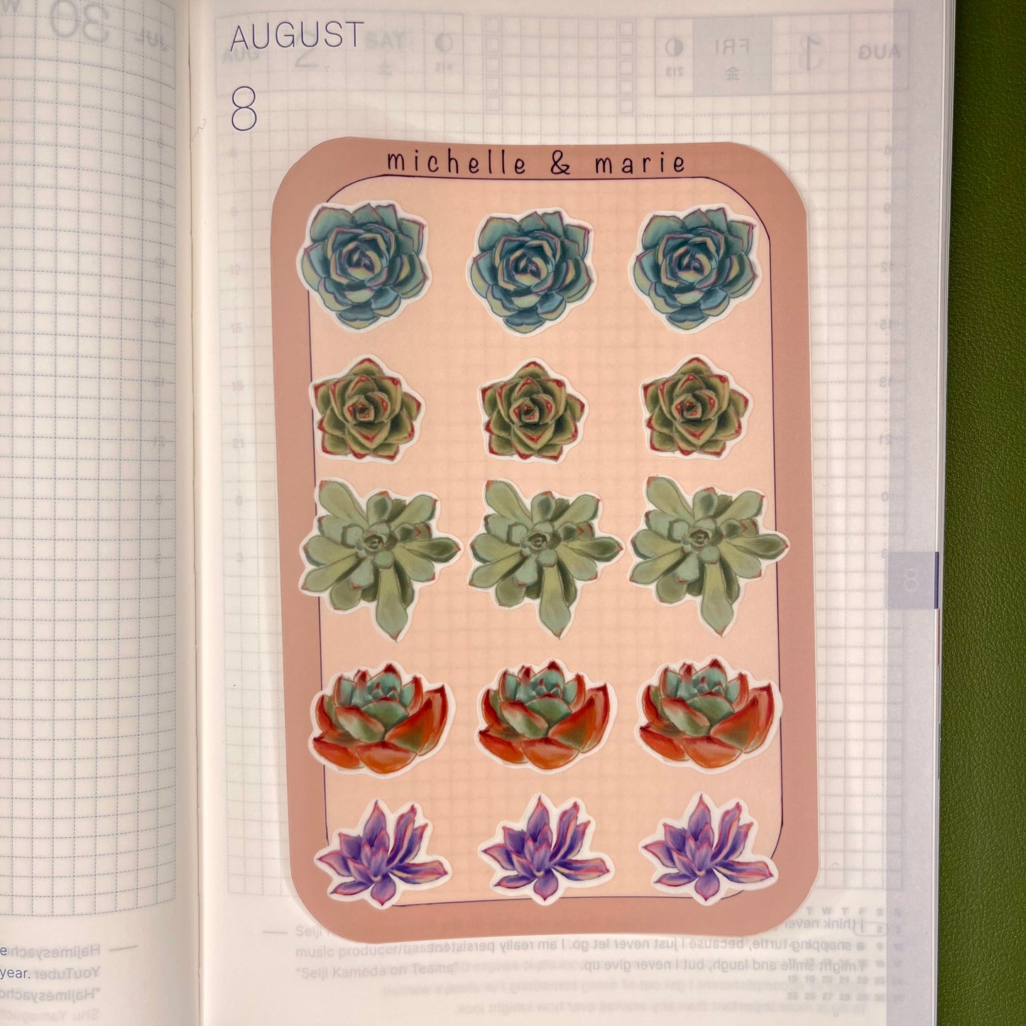 Succulent Stickers