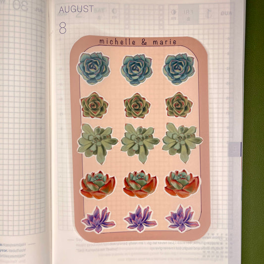 Succulent Stickers