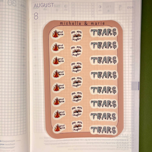 Reading Icons Stickers